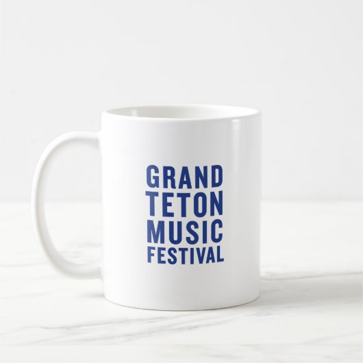 Bleu GTMF Logo Café Mug (Gauche)