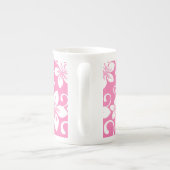 BLEU HAWAII (BULLE GUM ROSE) BONE CHINE MUG (Dos)
