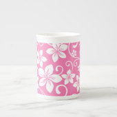 BLEU HAWAII (BULLE GUM ROSE) BONE CHINE MUG (Devant)