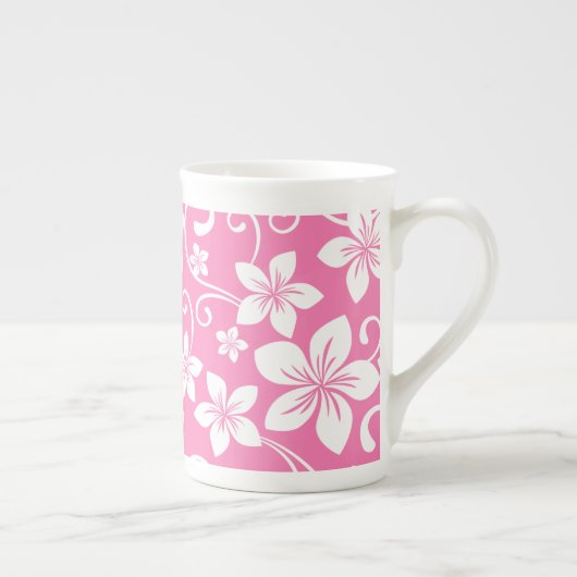 BLEU HAWAII (BULLE GUM ROSE) BONE CHINE MUG (Droite)