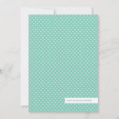 Bleu Hot Air Balloon Christening Invitation (Dos)