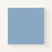 bleu hydrangea fleurs mariage Livre d'or (Dos)