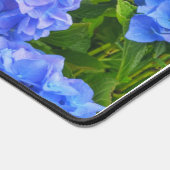 Bleu Hydrangea Jardin Fleurs Bureau Mat Pad (Coin)