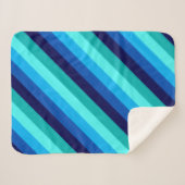 Bleu Icy Grandes Turquoises Petite couverture Sher (Devant (Horizontal))