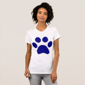 Bleu imprimé animaux T-shirt Trucker Chapeau (Devant entier)