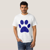 Bleu imprimé animaux T-shirt Trucker Chapeau (Devant entier)