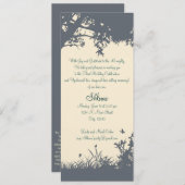 Bleu - Invitation à l'upshernish jaune (Devant / Derrière)