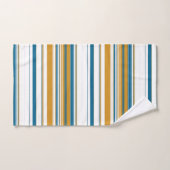 Bleu jaune et blanc (Serviette à main)