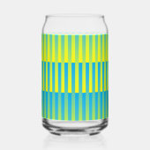 Bleu Jaune Vert Motif Rayé (Gauche)