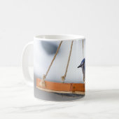 Bleu Jay Lunch café Mug (Devant gauche)