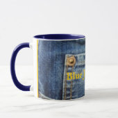 Bleu Jean Baby Mug (Gauche)