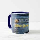 Bleu Jean Baby Mug (Devant gauche)