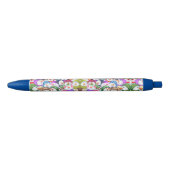 Bleu Joyeux Stylo de Noël Snowmans (Devant)