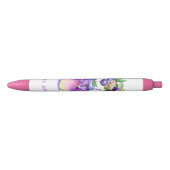 Bleu Jus de bleuets Cool Boire des fruits Stylo (Devant)
