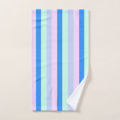 Bleu, Lavande, Rose et Monnaie Pastel Grandes vert (Serviette à main)