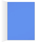 Bleu libellule à l'étang illustration vintage (Intérieur (Droit))