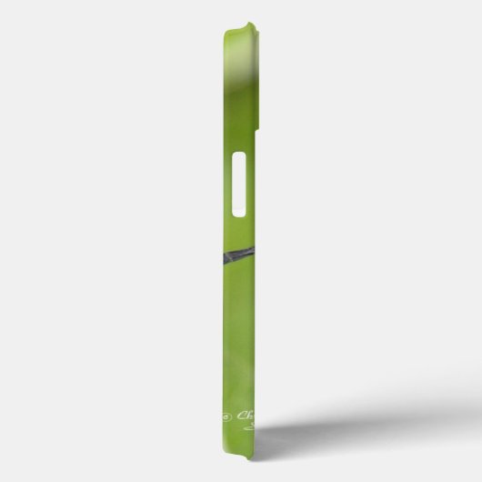 Bleu libellule sur coque ipad feuille (Verso / Droite)