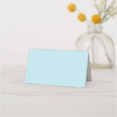 Bleu Lt | ARGENT |Blanc Simple Elégant Cartes De P (Dos)
