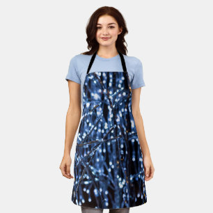 Bleu lumineux Abstrait tablier