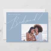 Bleu lunaire | Carte de proposition d'aide d'infor (Devant)