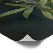 Bleu Lupine Flower Art Imprimer Poster (Coin)