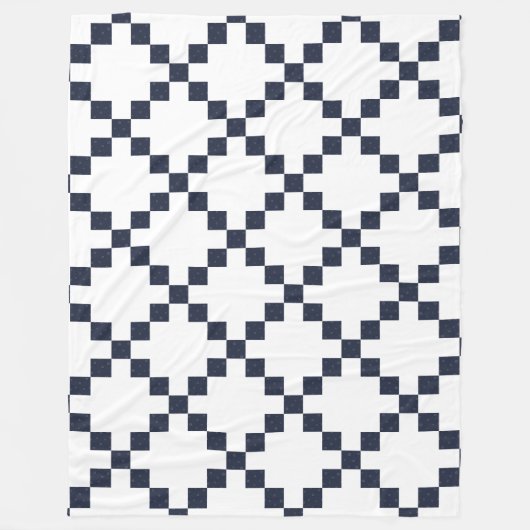 Bleu Mariage irlandais chaîne couverture (Devant)