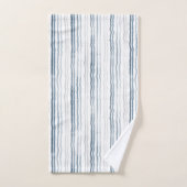 Bleu marine, Ardoise, Gris (Serviette à main)