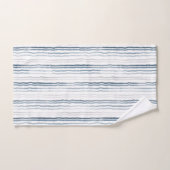 Bleu marine, Ardoise, Gris (Serviette à main)