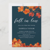 Bleu Marine | Chute en amour Invitation à la douch (Devant)