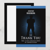 Bleu marine de noir de Merci de Mitzvah de barre (Devant / Derrière)