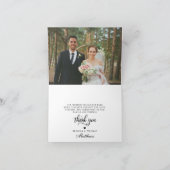 Bleu marine et Merci argenté fascinant de mariage (Intérieur)