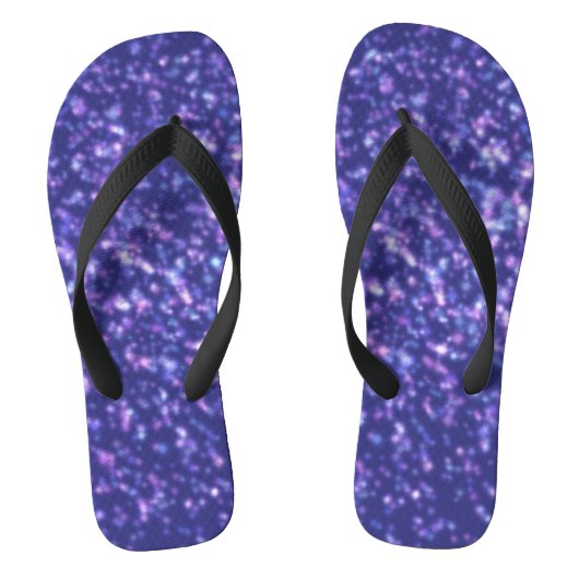 Bleu mauve étoile Cosmos tongs (Semelle)