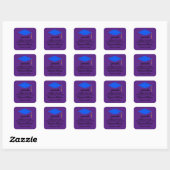 Bleu Merci Bleu Bac de graduation #1 Stickers (Feuille)