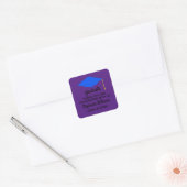 Bleu Merci Bleu Bac de graduation #1 Stickers (Enveloppe)