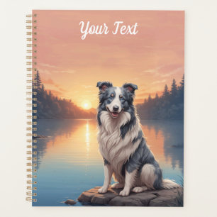Bleu Merle Bordure Collie par Lac