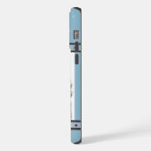 Bleu mignon Moderne Porté Collie Chien Art (Côté gauche)