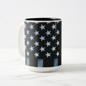 Bleu mince NOM Mug (Devant gauche)