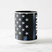 Bleu mince NOM Mug (Centre)