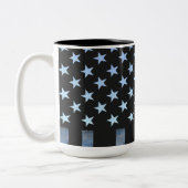 Bleu mince NOM Mug (Gauche)