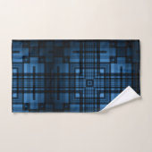 bleu monochrome (Serviette à main)