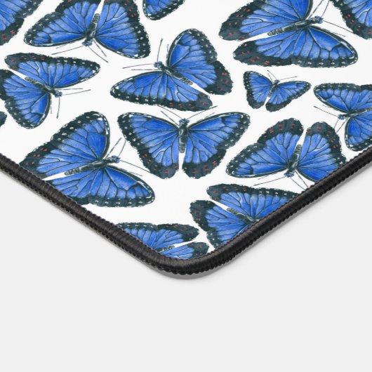 Bleu morpho papillon motif design emballage (Coin)