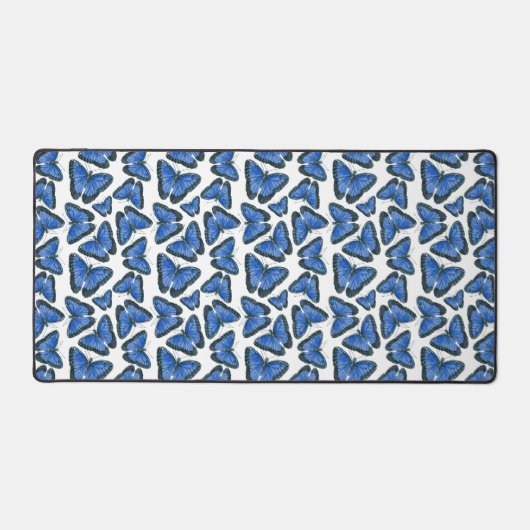 Bleu morpho papillon motif design emballage (Recto)