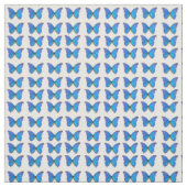 Bleu Morpho Papillon tissu de coton (Échantillon)