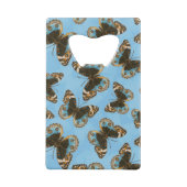 Bleu motif papillon Pansy (Dos)