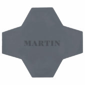 bleu muet, bleu cendré nom personnalisé (Plat)