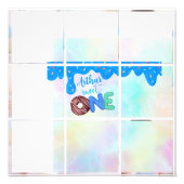 bleu multi photo doux (Devant)