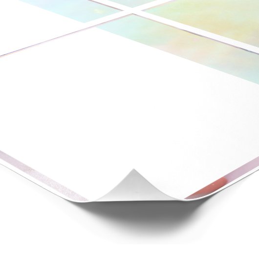 bleu multi photo doux (Coin)