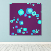 Bleu Myriads B Toile Enveloppée (Insitu (Plancher de Bois))