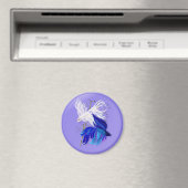 Bleu 'n' Blanc Siamais combattant les Magnets de p (In Situ (Lave-vaisselle))