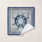 Bleu Nautique (Gant de toilette)